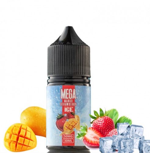 MEGA MANGO STRAWBERRY ICE – GRAND E-LIQUIDS – 30ML Salt