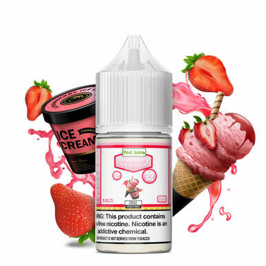 POD JUICE Strawberry Ice Cream Desserts 30ML SALT-NIC Buy Online At Best Price in Pakistan